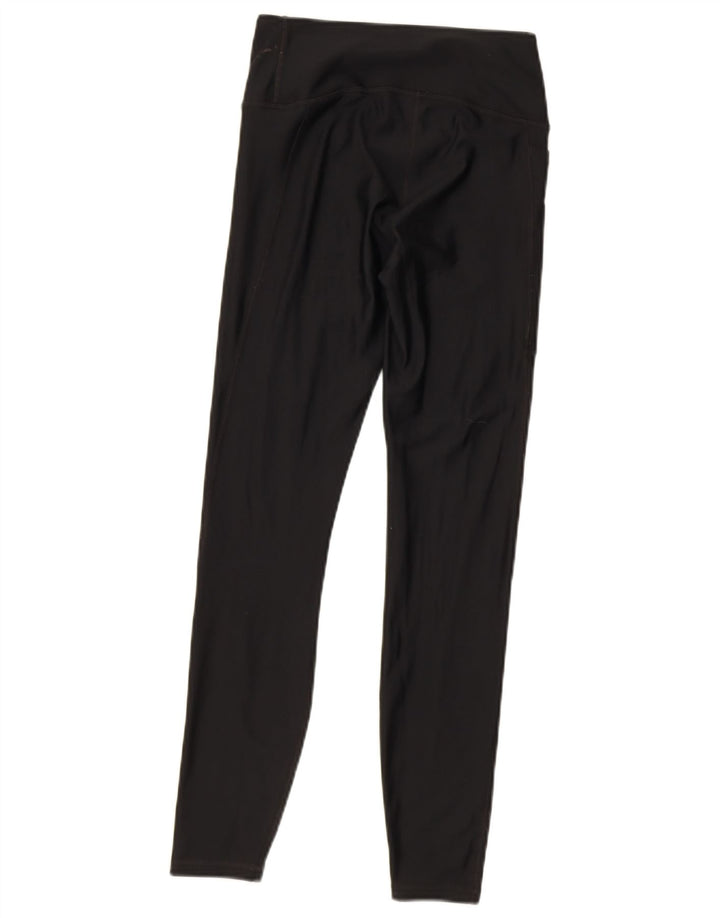 Under Armour Leggings Femme UK 10 Petit Noir Polyester