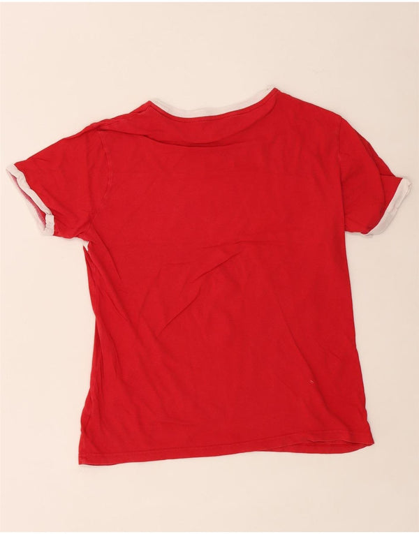 Tommy Hilfiger T-shirt graphique pour homme en coton color block petit rouge