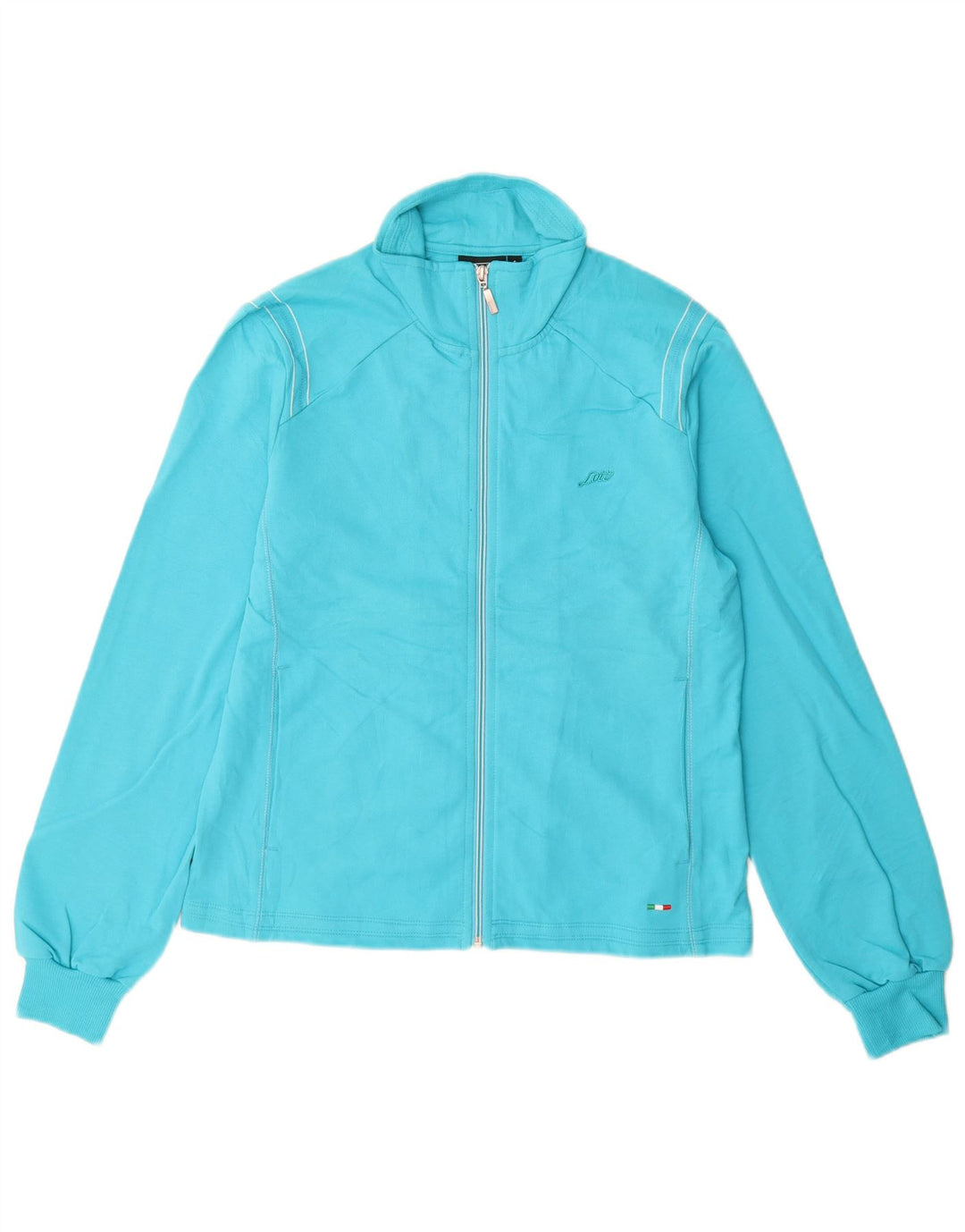 LOTTO Veste de survêtement pour femme UK 10 Petit Bleu Coton
