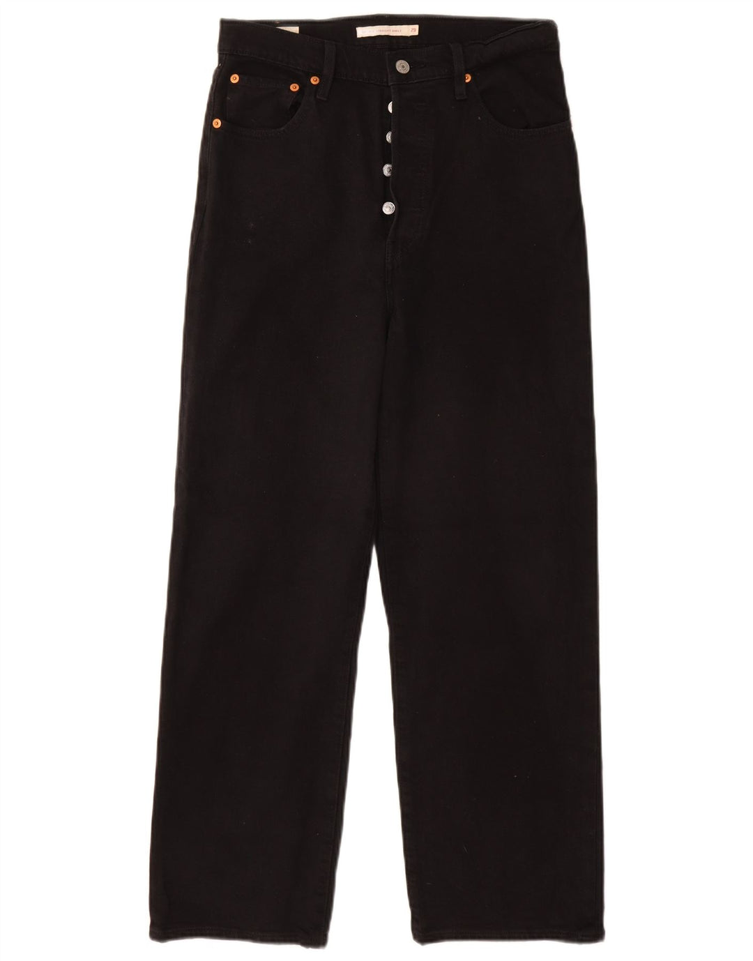 LEVI'S Jean droit taille haute Ribcage femme W29 L27 coton noir