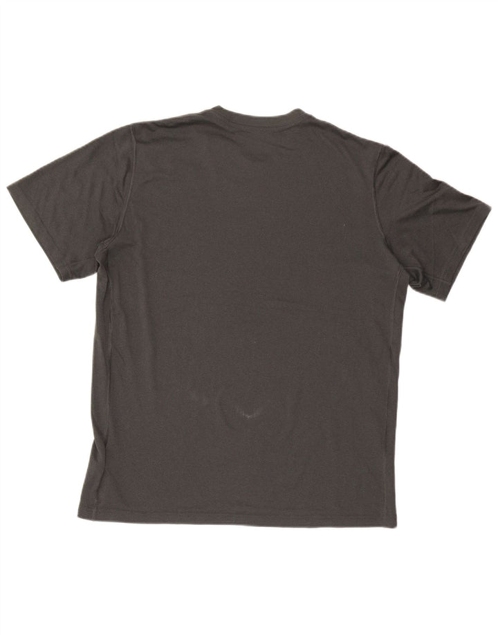 Nike Hommes Dri Fit T-Shirt Haut Large Gris Polyester