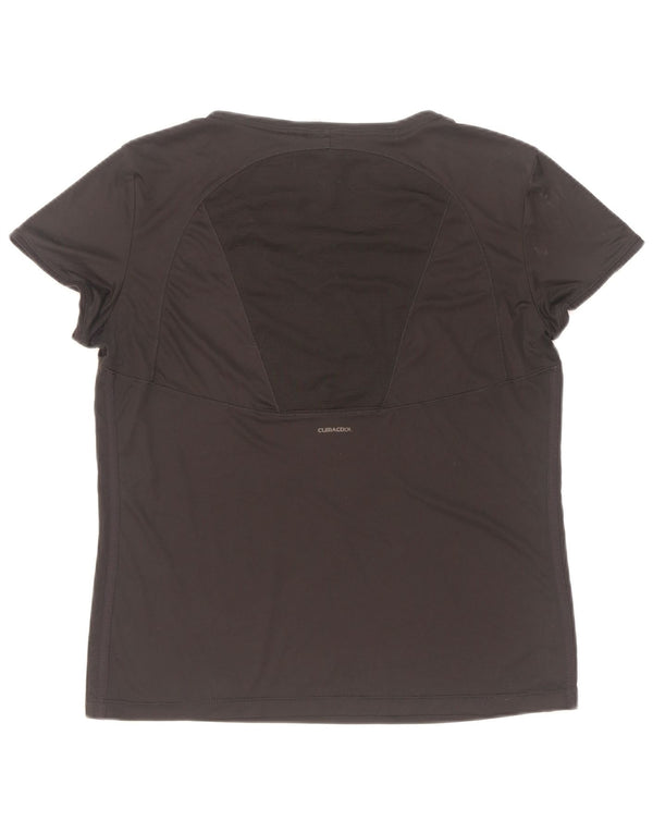 Adidas Climacool T-Shirt Top UK 16 Large Noir Polyester