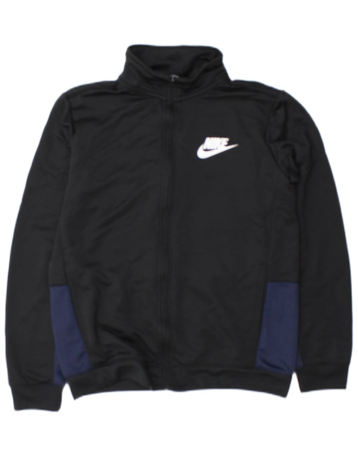 Veste de survêtement Nike pour garçon 13-14 ans XL Noir Colorblock Polyester
