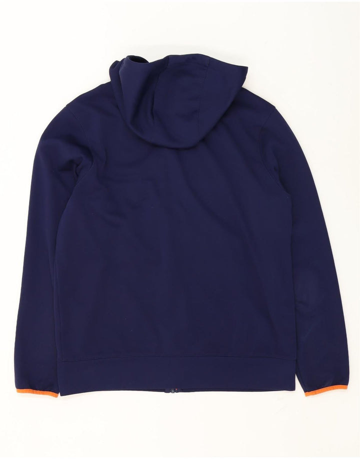 Canterbury Pull à capuche zippé pour homme en polyester color block bleu marine