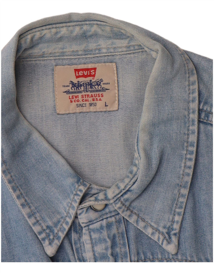 Levi's Chemise en Jean Large Homme Bleu Coton
