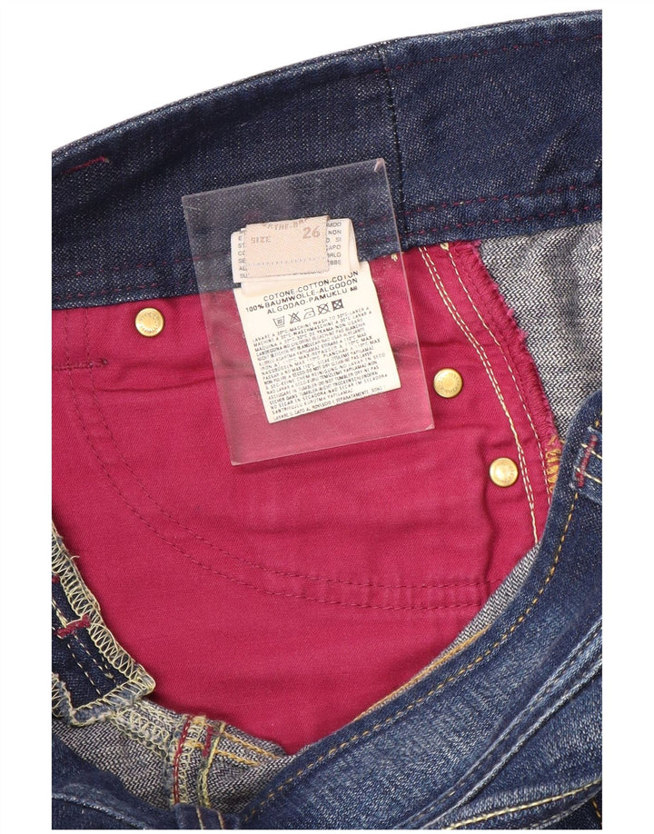 DIESEL Jean Bootcut Femme W26 L29 Bleu Coton