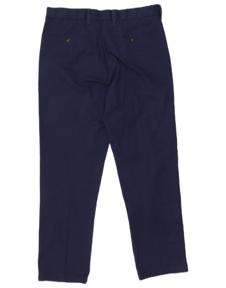 Marks & Spencer Pantalon Chino Regular Blue Harbor Homme W34 L29 Bleu Marine