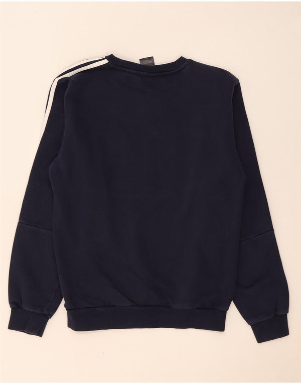 Adidas Sweat-Shirt Homme Bleu Marine Moyen Coton