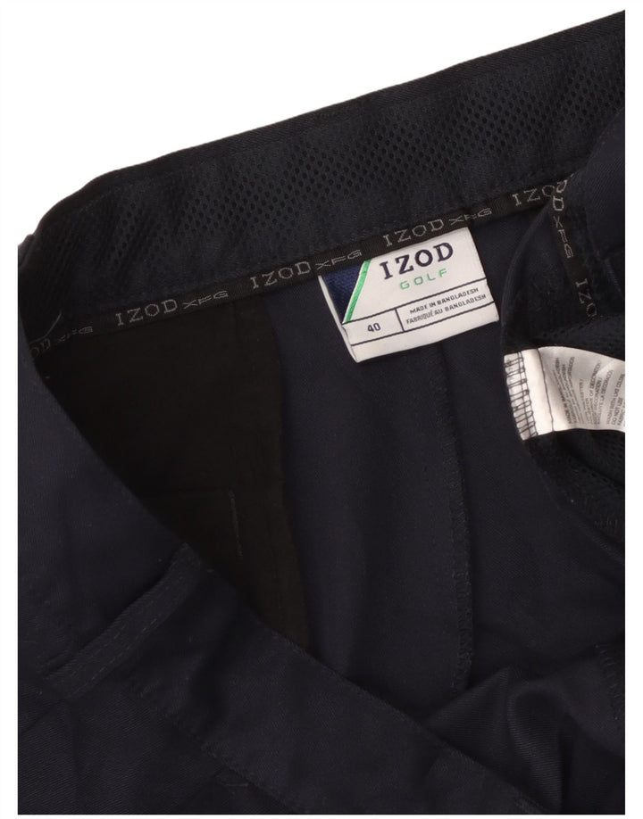 Izod Short Cargo Homme W40 XL Bleu Marine Polyester