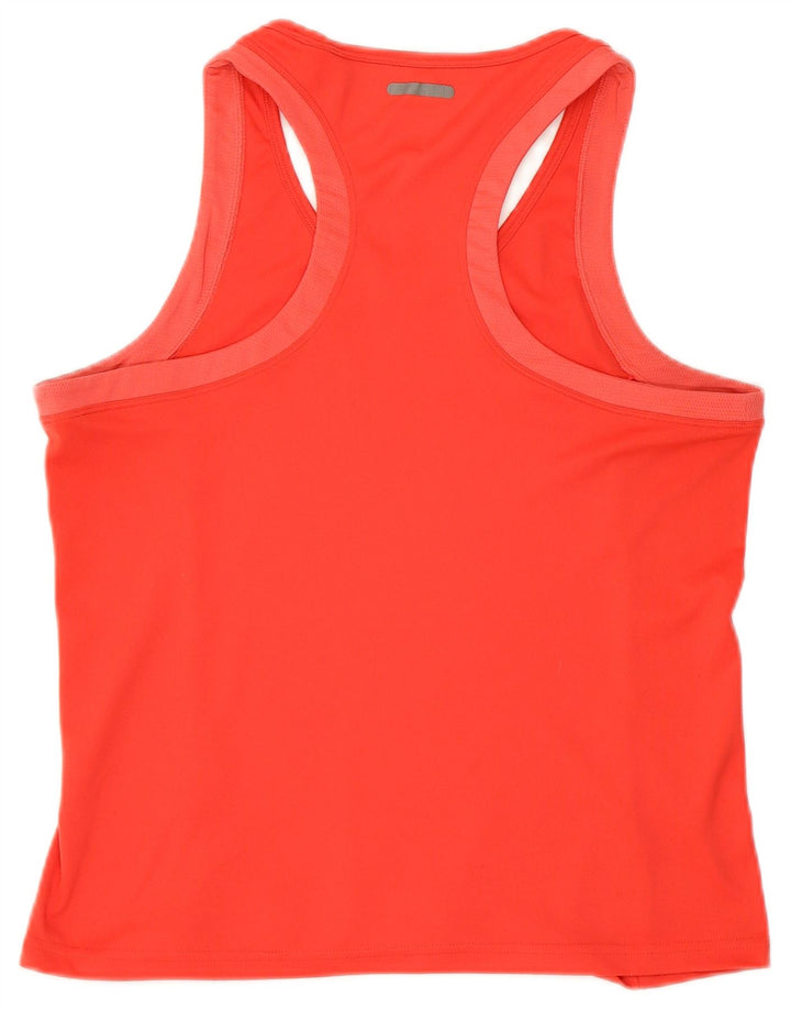 REEBOK Débardeur Femme UK 12/14 Rouge Moyen