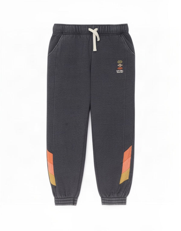 Rip Curl Pantalon de survêtement pour femme Joggers UK 10 Small Gris Colourblock