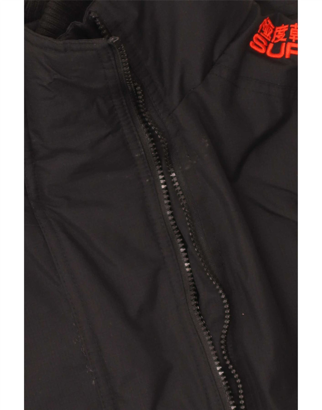 Superdry Veste coupe-vent pour femme UK 18 XL Nylon noir