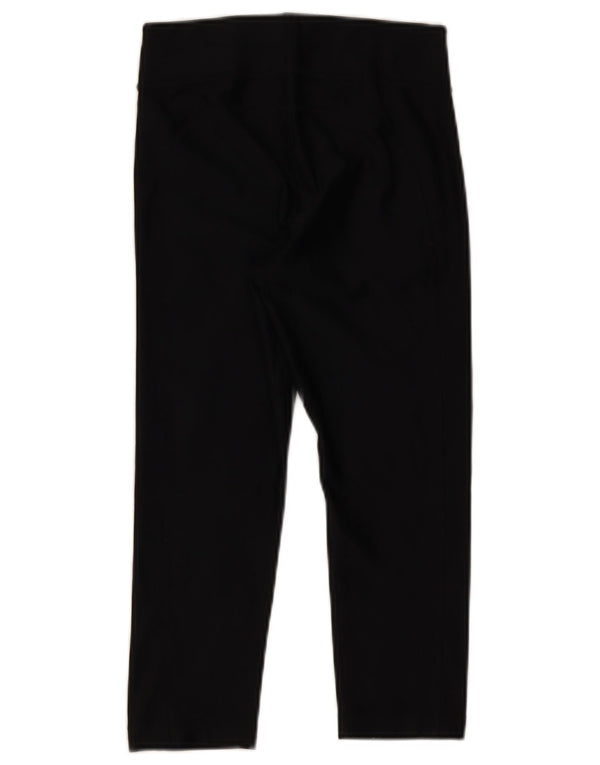 Under Armour Legging Capri Heat Gear pour femme UK 8 Small Noir