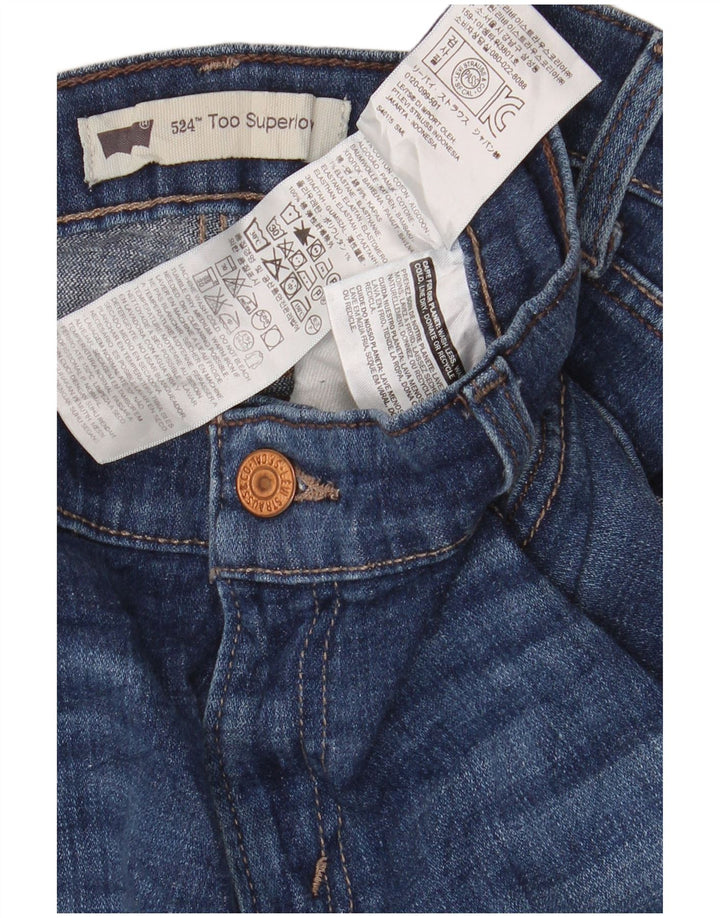 Levi's Jean Bootcut 524 Super Low Femme W31 L30 Bleu Coton