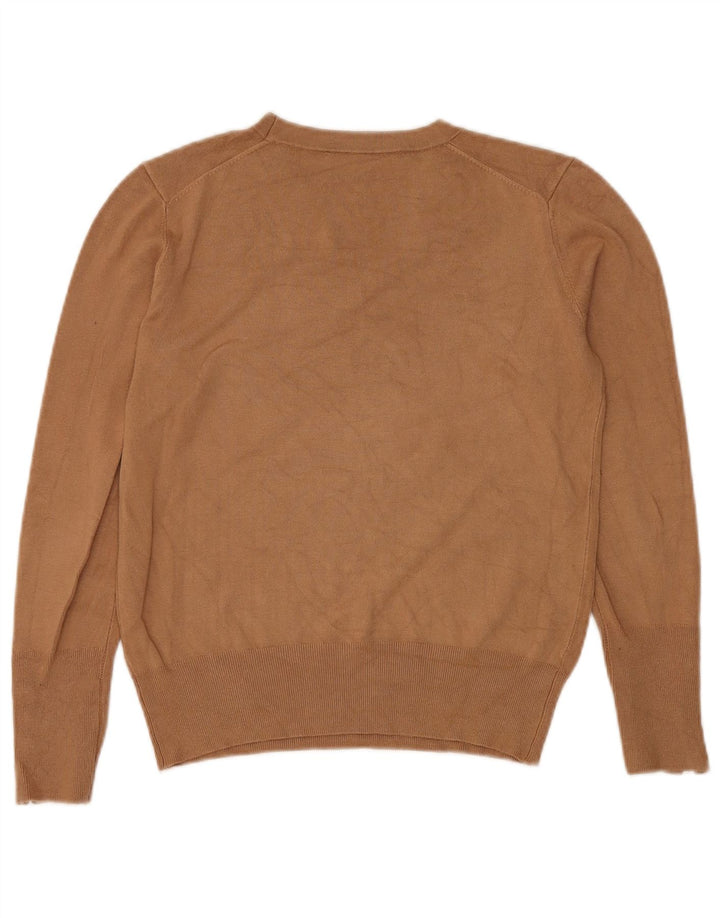 Zara Pull ras du cou pour femme UK 14 Marron moyen