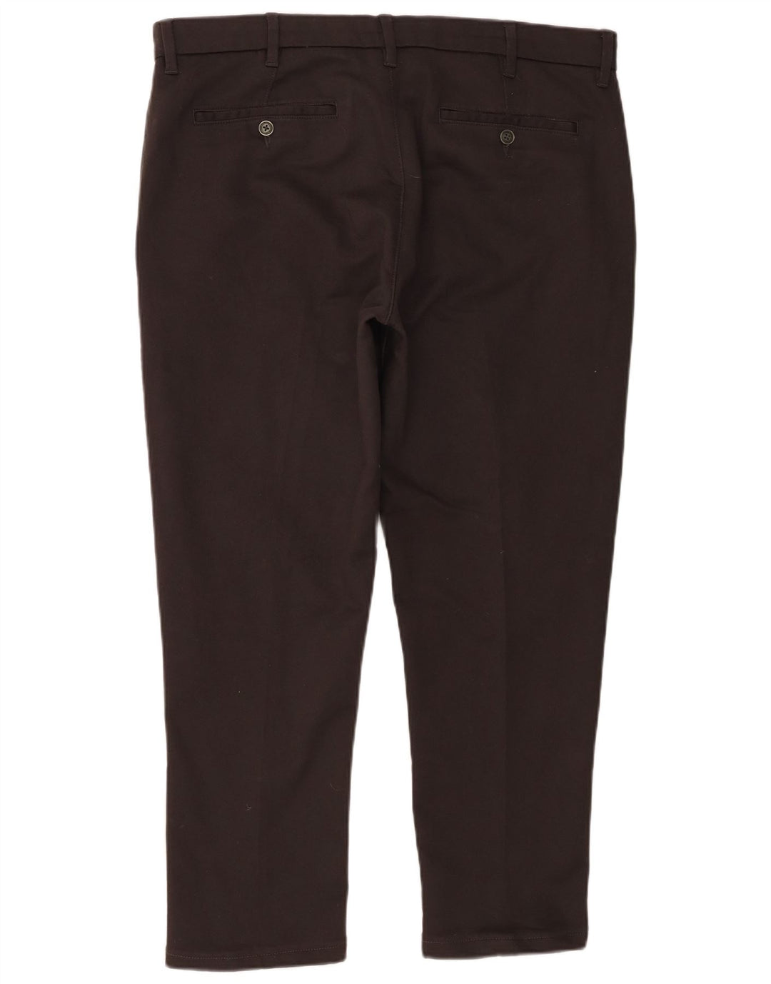 Marks & Spencer Pantalon Chino Slim Homme W38 L29 Gris Coton