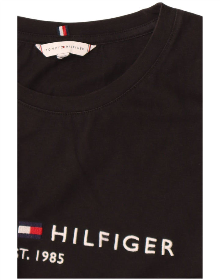 Tommy Hilfiger T-shirt graphique pour homme XL Noir