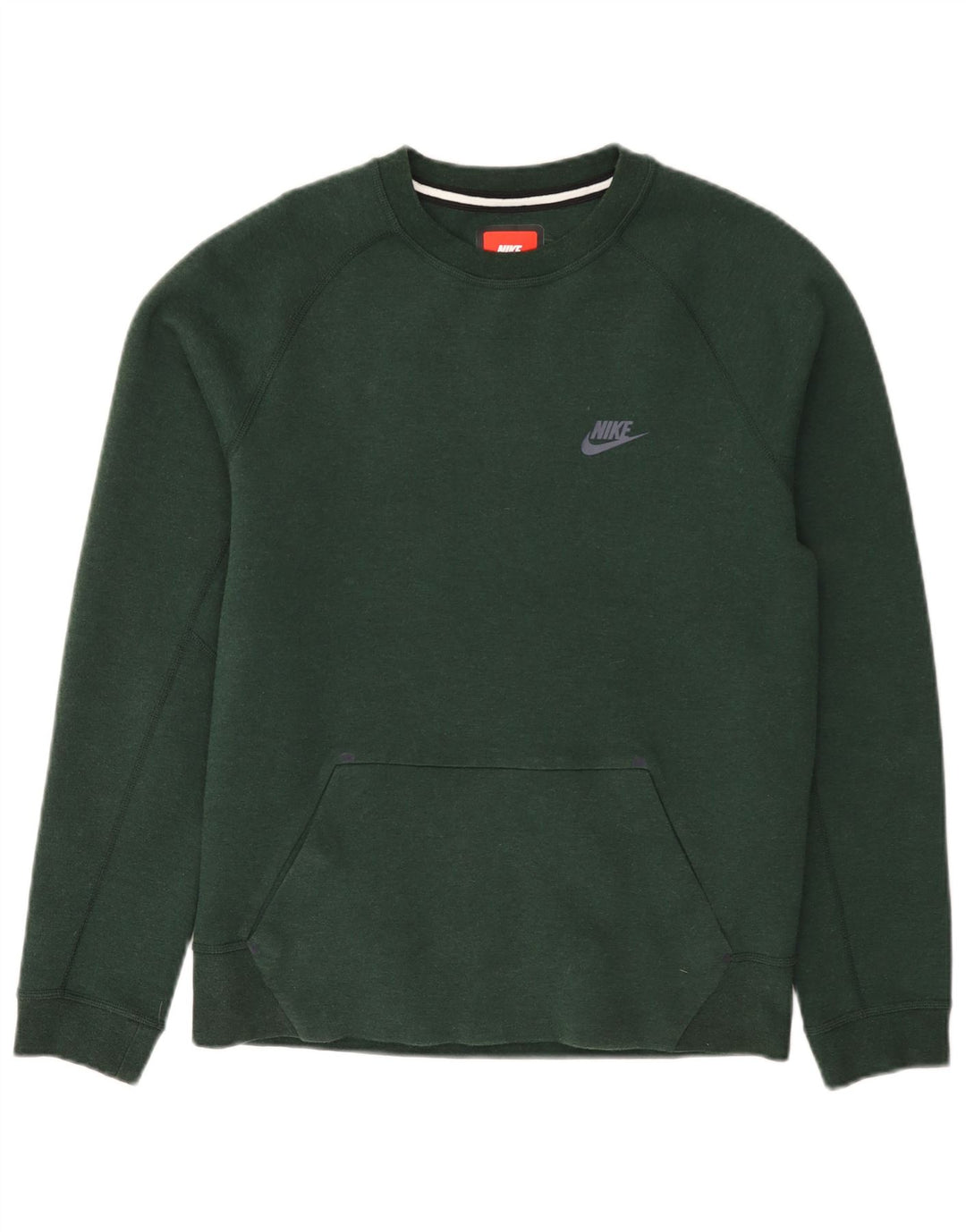 NIKE Sweat-shirt pour homme en coton vert petit