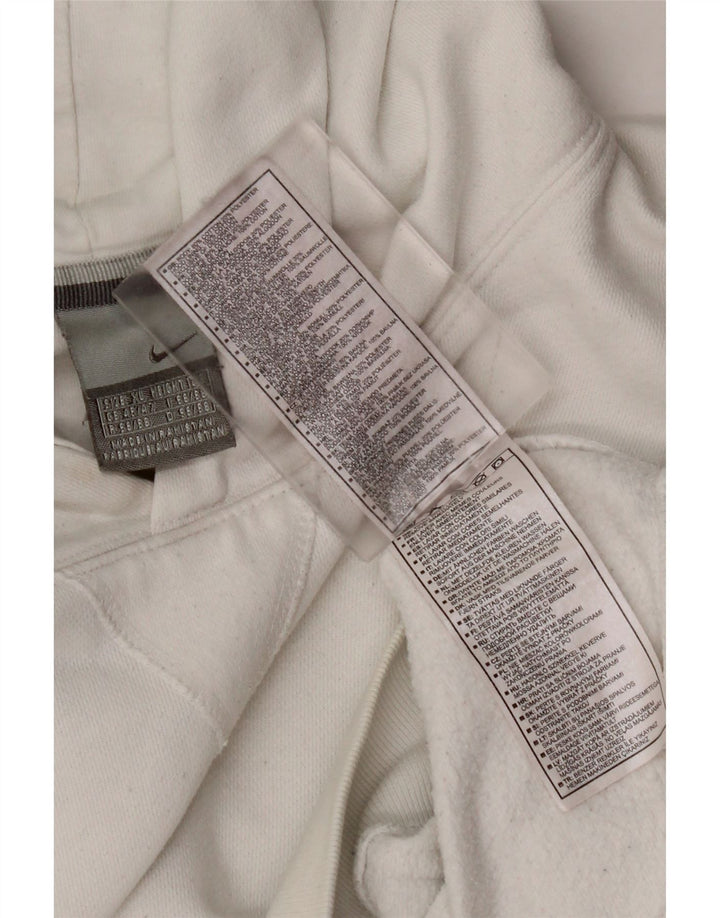 NIKE Pull à capuche pour homme UK 45/47 XL Blanc Coton