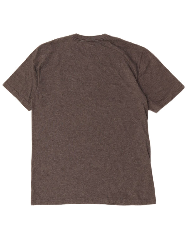 Nike Mens Regular Fit Graphic T-Shirt Top Medium Grey Flecked Polyester