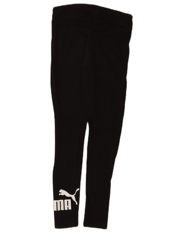Puma Legging graphique pour femme UK 8 Small Noir Coton