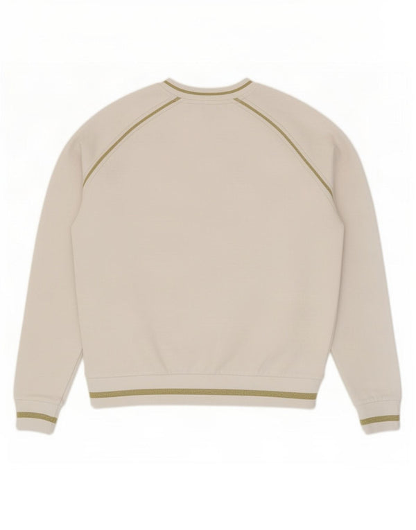 Fila Sweat-shirt surdimensionné graphique pour femme UK 6 XS Coton blanc