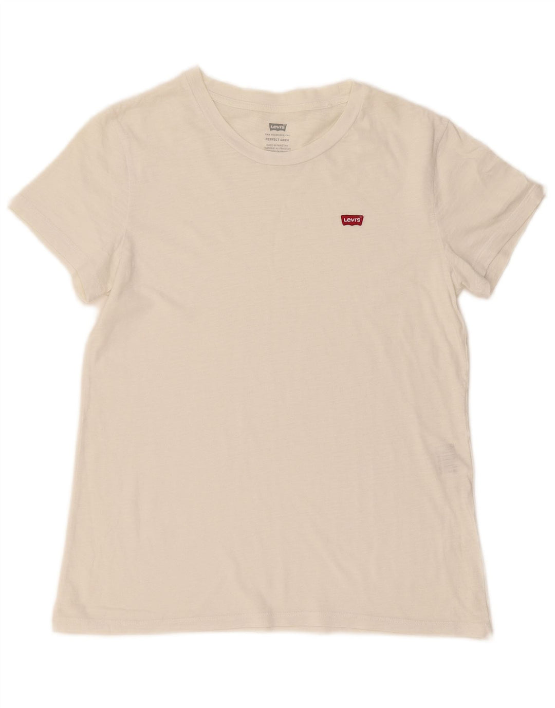 Levi's Tee-Shirt Perfect Crew Homme Blanc Petit
