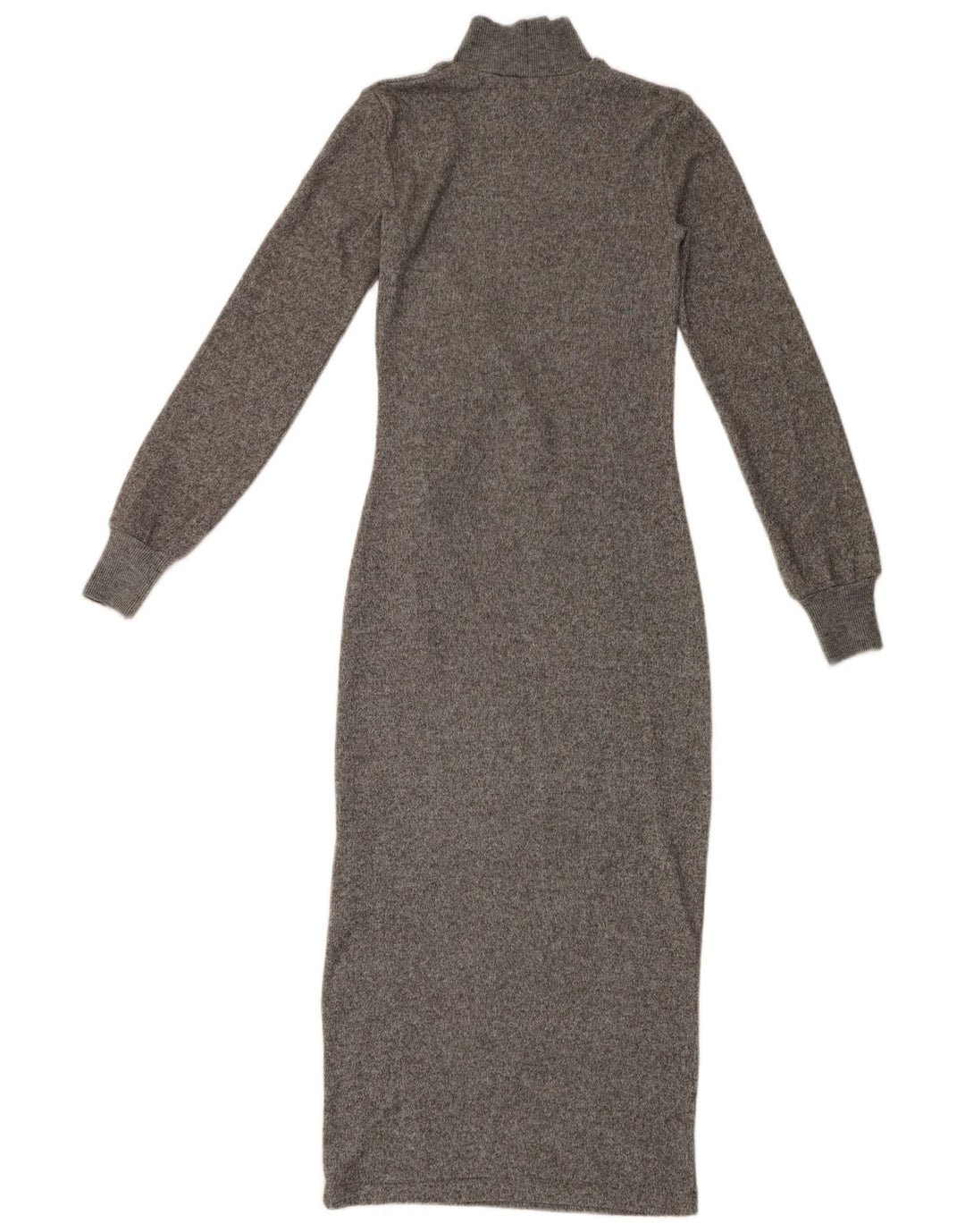 Zara Robe longue à manches longues pour femme UK 8 Small Gris