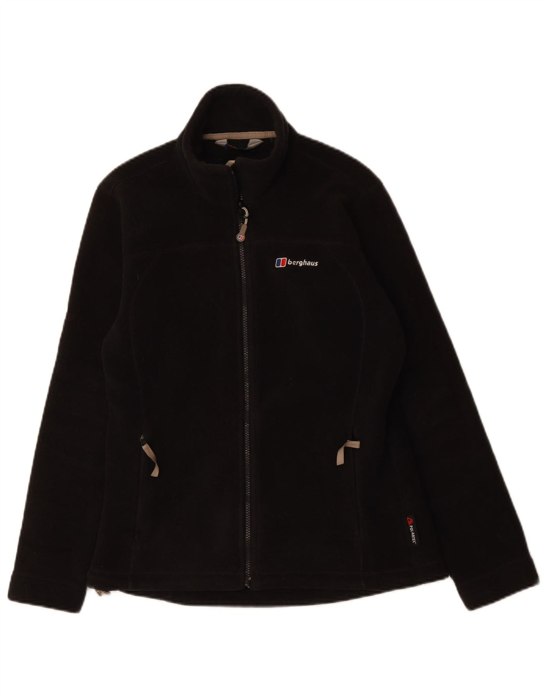 BERGHAUS Veste polaire surdimensionnée pour femme UK 10 Small Noir Polyester