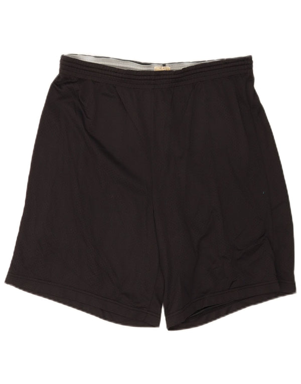 Champion Short de Sport Homme Nylon Noir Moyen