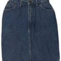 GITANO Jupe en Jean Taille Haute Femme W26 Petit Bleu Coton