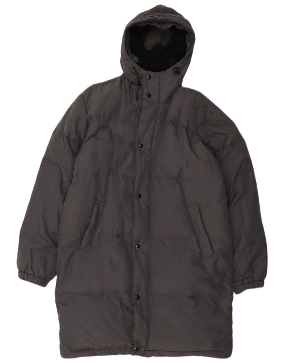 Gazzarrini Manteau matelassé à capuche pour homme UK 42 XL Noir Polyamide