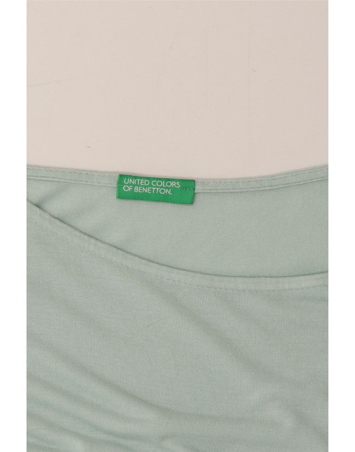 BENETTON Chemisier Femme UK 44 Vert Moyen