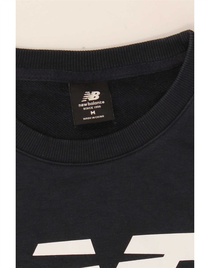 New Balance Sweat-Shirt Graphique Homme Bleu Marine Moyen