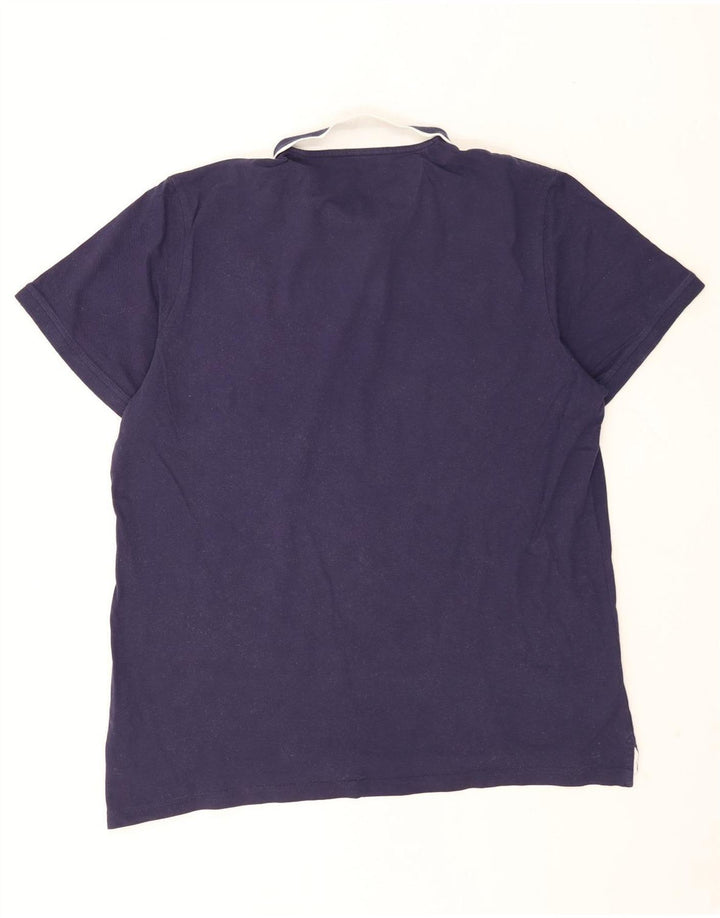Puma Polo Homme 2XL Bleu Marine Rayé