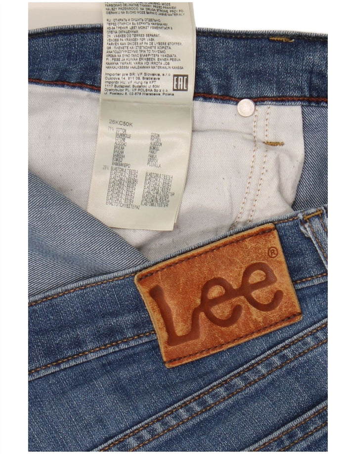 Lee Jean Droit Daren Femme W34 L29 Bleu Coton