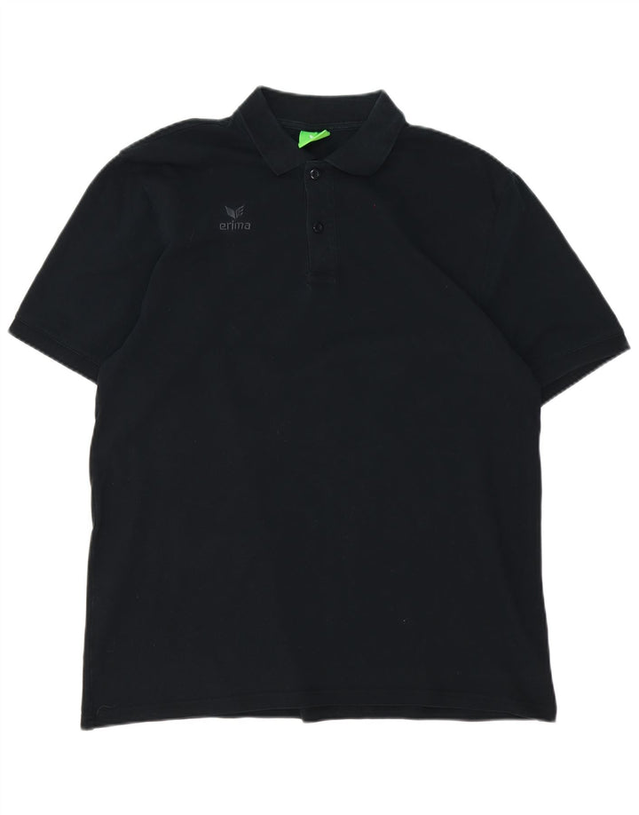 Erima Polo Homme XL Noir Coton