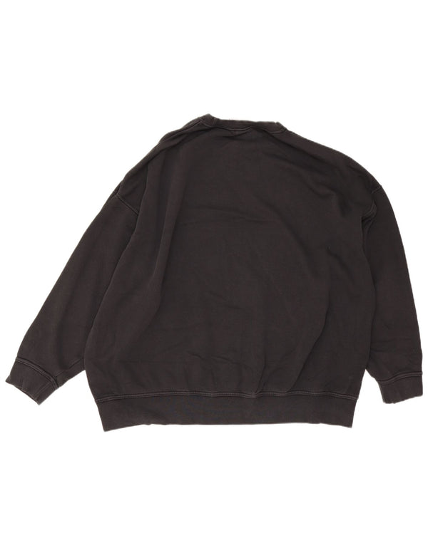 Nike Sweat-shirt coupe ample pour homme en coton noir Taille S