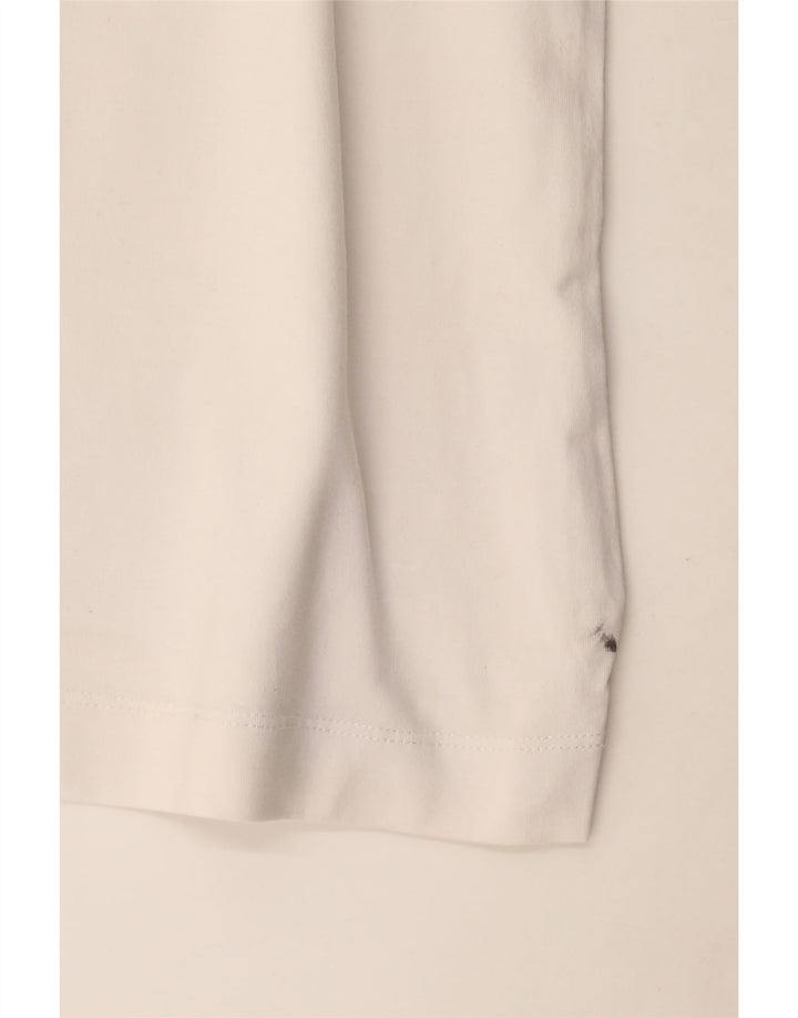 Guess T-Shirt Femme UK 12 Moyen Blanc