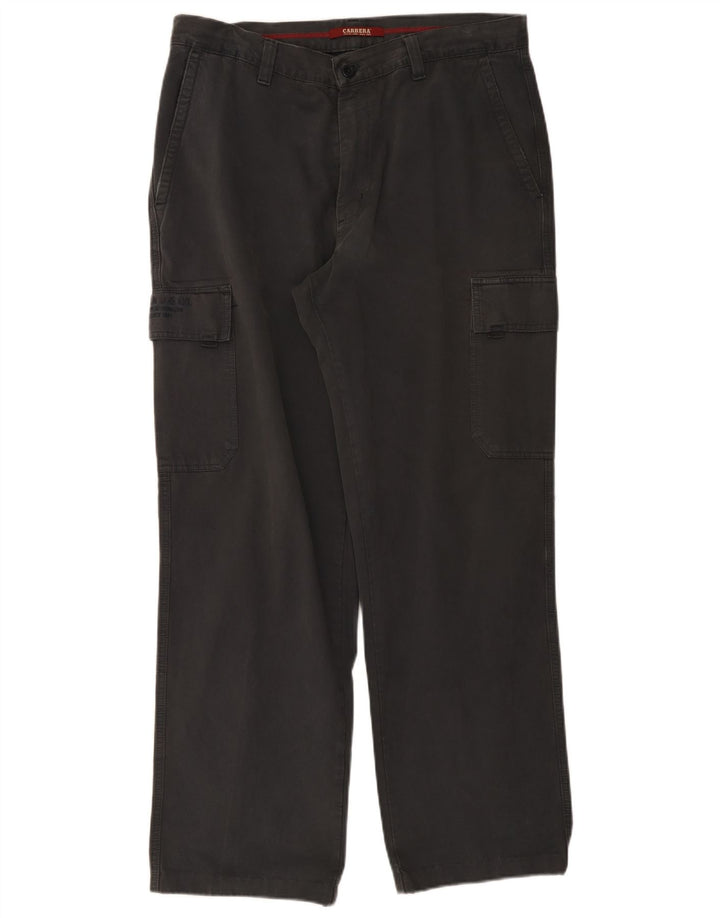 Carrera Pantalon Cargo Droit W38 L31 Gris Coton Homme
