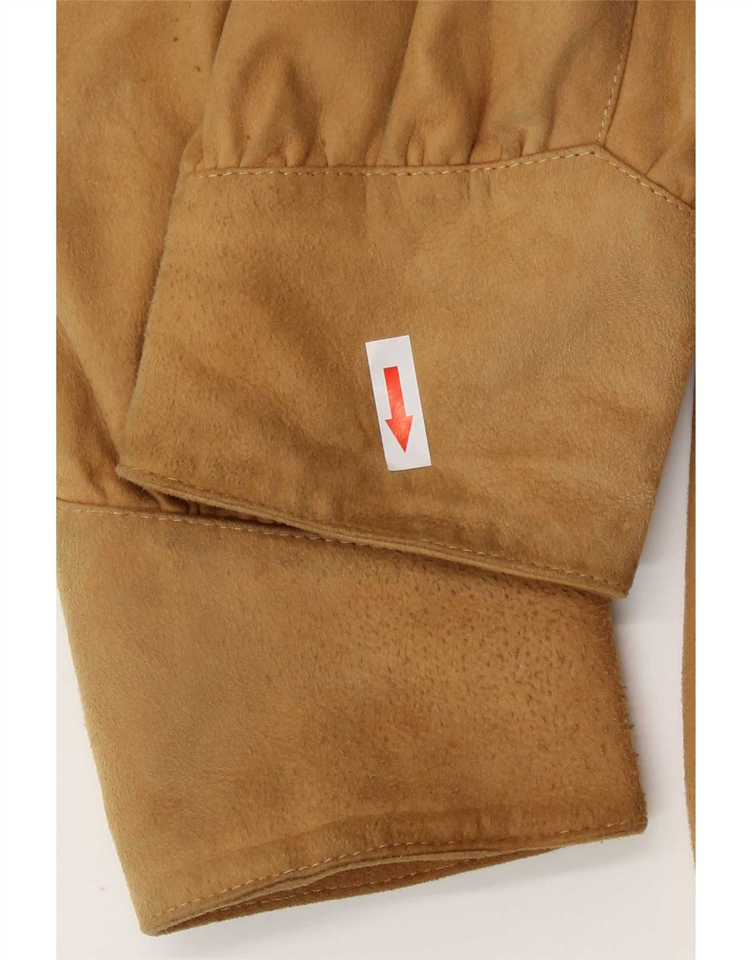 veste en daim femme vintage IT 44 Beige moyen
