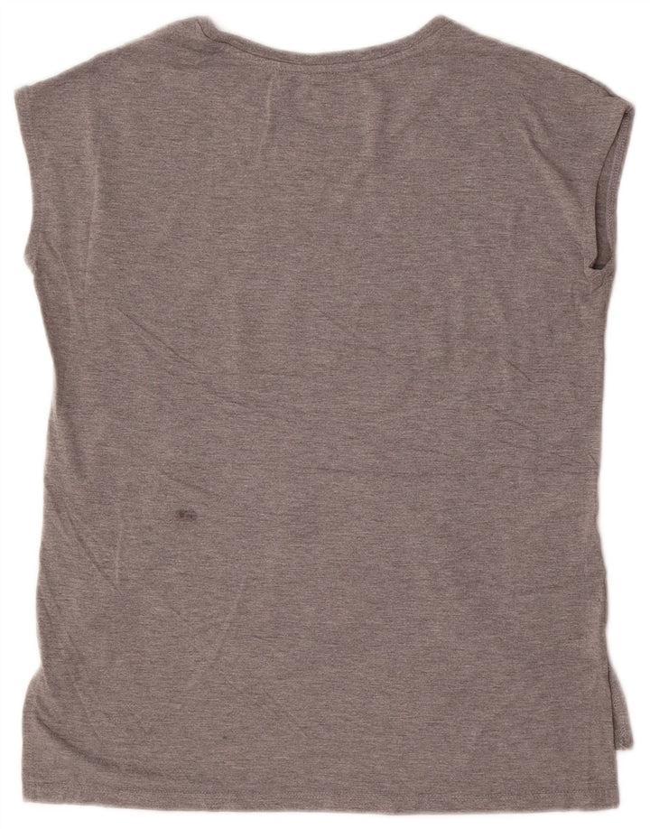 Fila T-shirt graphique pour femme UK 14 Gris moyen