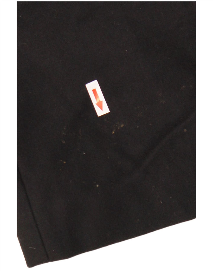 Cos Manteau à capuche pour femme EU 36 Petite laine noire