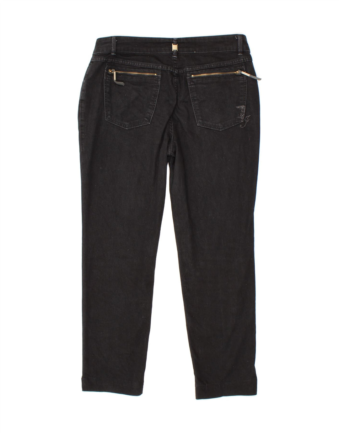TRUSSARDI Womens Slim Jeans W30 L26 Black Vintage Trussardi and Second-Hand Trussardi from Messina Hembry 