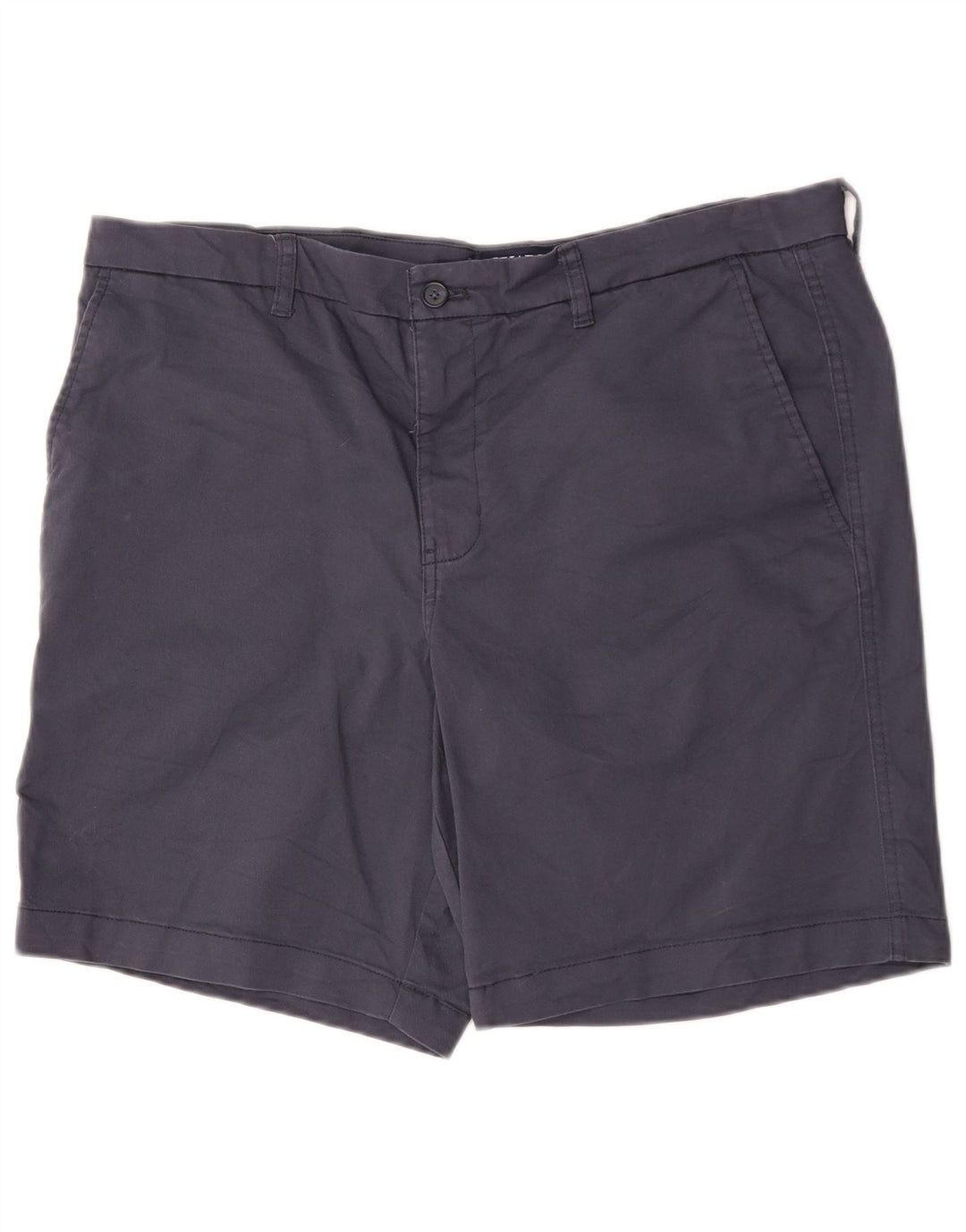 Chaps Short Chino Stretch Homme W38 XL Bleu Marine Coton