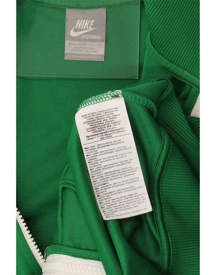 Nike Veste de survêtement graphique pour homme en polyester color block vert moyen