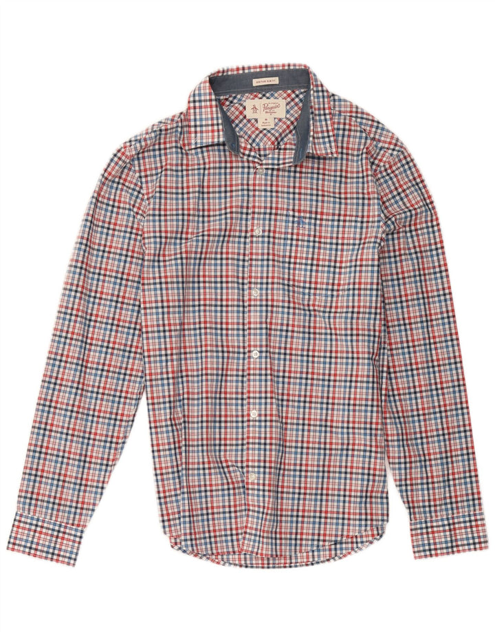 Penguin Chemise Slim Fit Heritage Homme Multicolore à Carreaux en Coton
