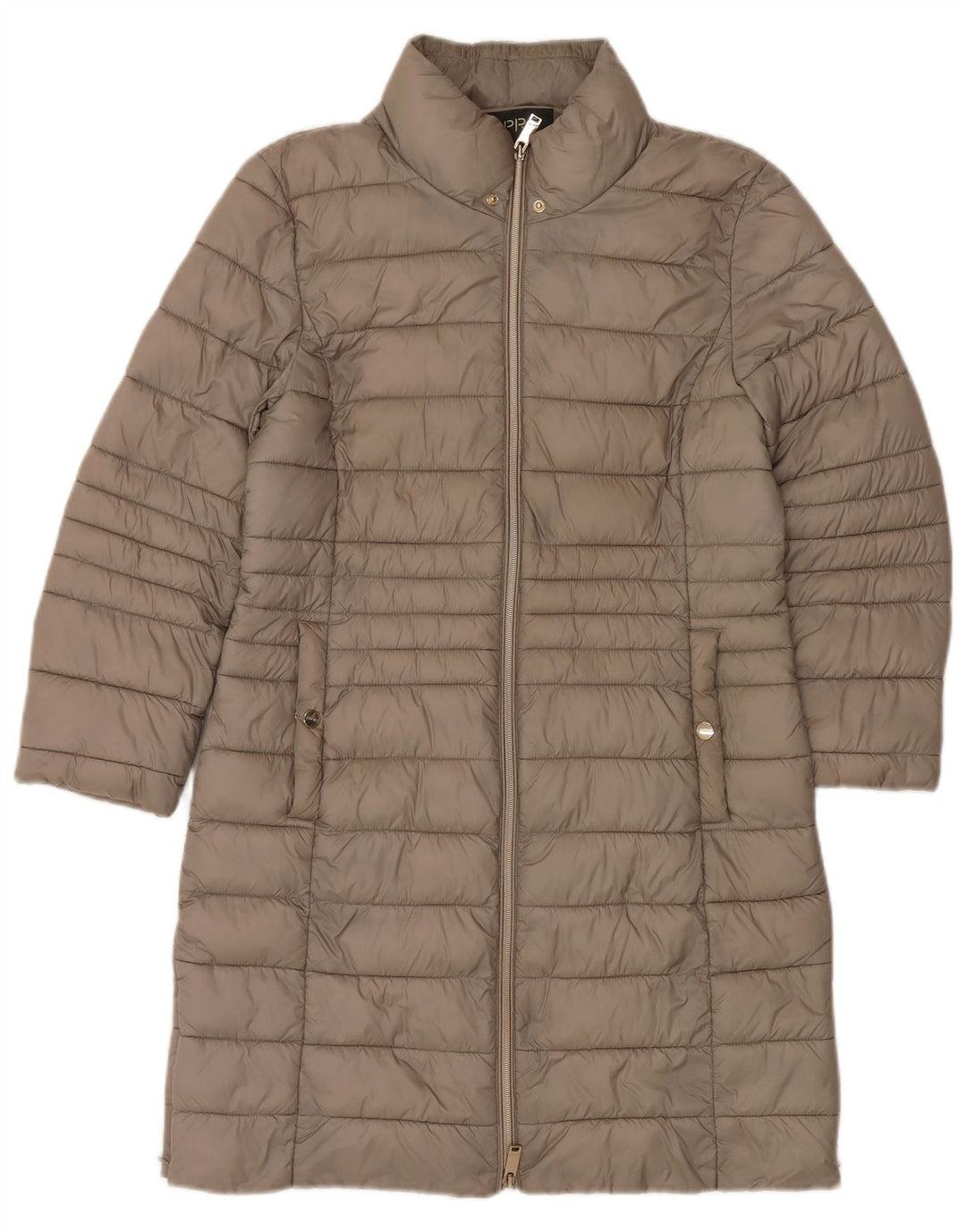 ESPRIT Manteau Rembourré Femme UK 10 Petit Beige Polyamide