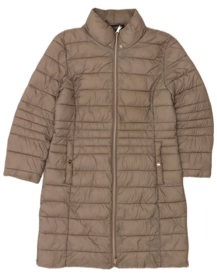 ESPRIT Manteau Rembourré Femme UK 10 Petit Beige Polyamide