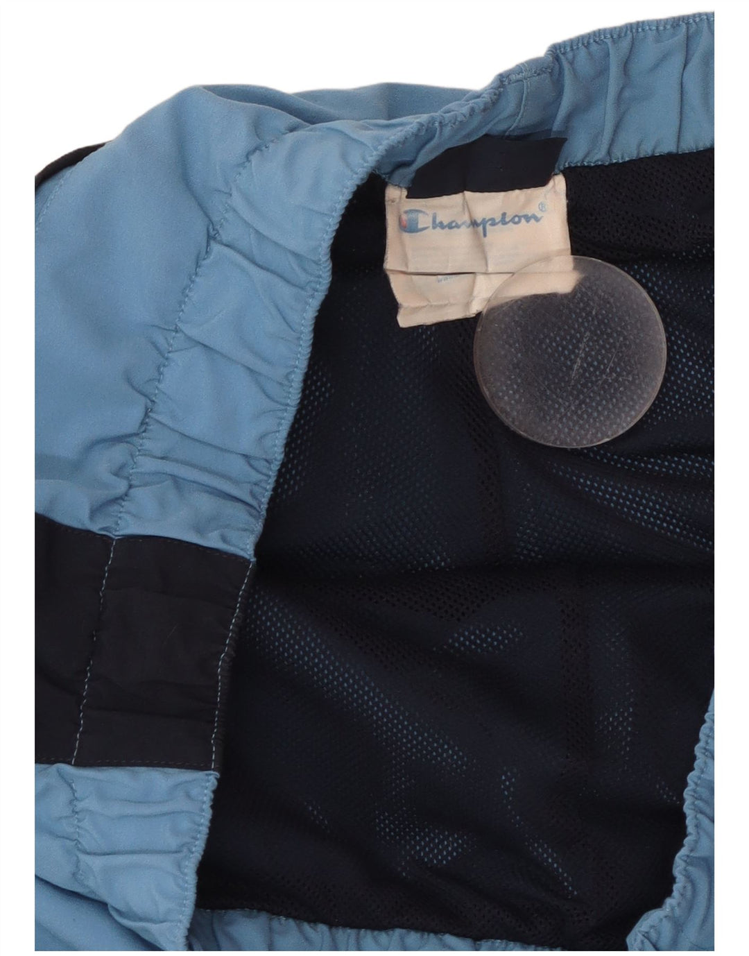 CHAMPION Short de Bain Homme Bleu Moyen Polyester Colorblock